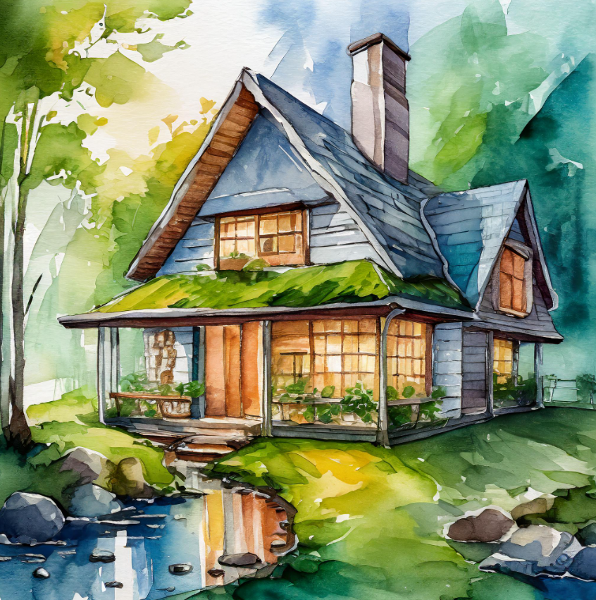 Illustration from The Future of Sustainable Housing & Lowering the cost of living.